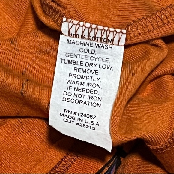 Y2K Halloween Knit Top Haunted House Pumpkins Cobwebs 2 sided Spooky Orange XXL - Picture 7 of 9